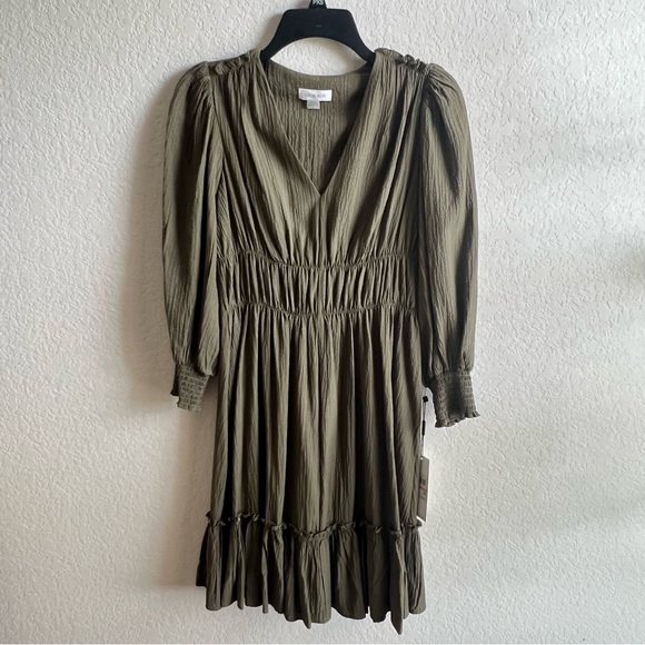 Calvin Klein Olive Green Dress - Picture 2 of 6